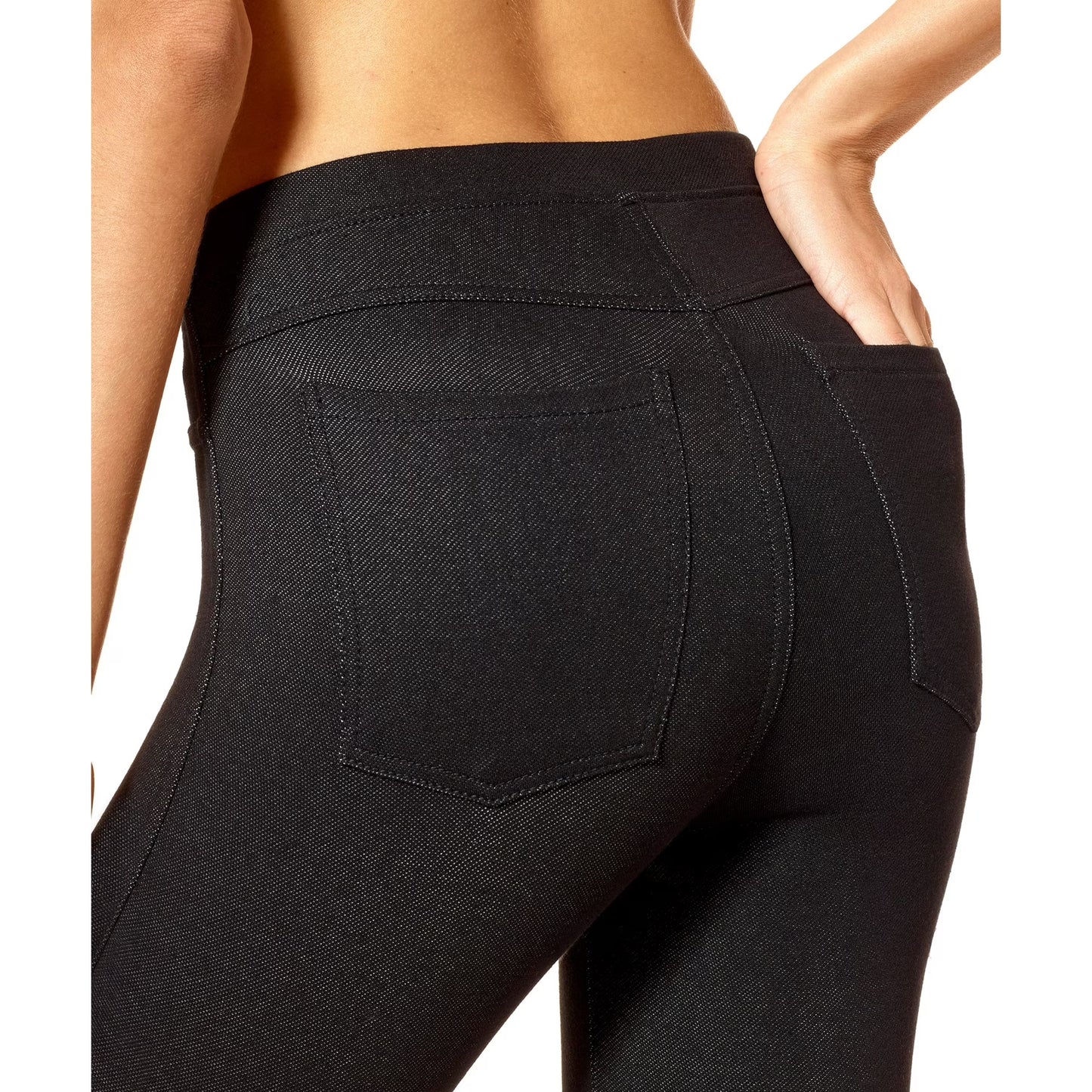 No nonsense Women's Stretch Denim Leggings, Black
