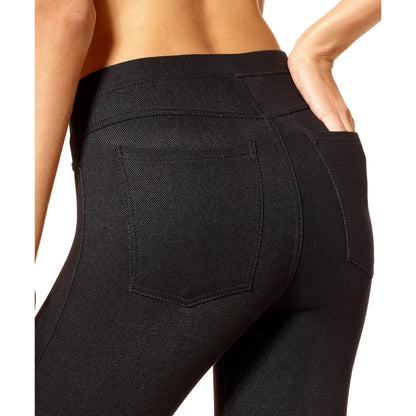 No nonsense Women's Stretch Denim Leggings, Black