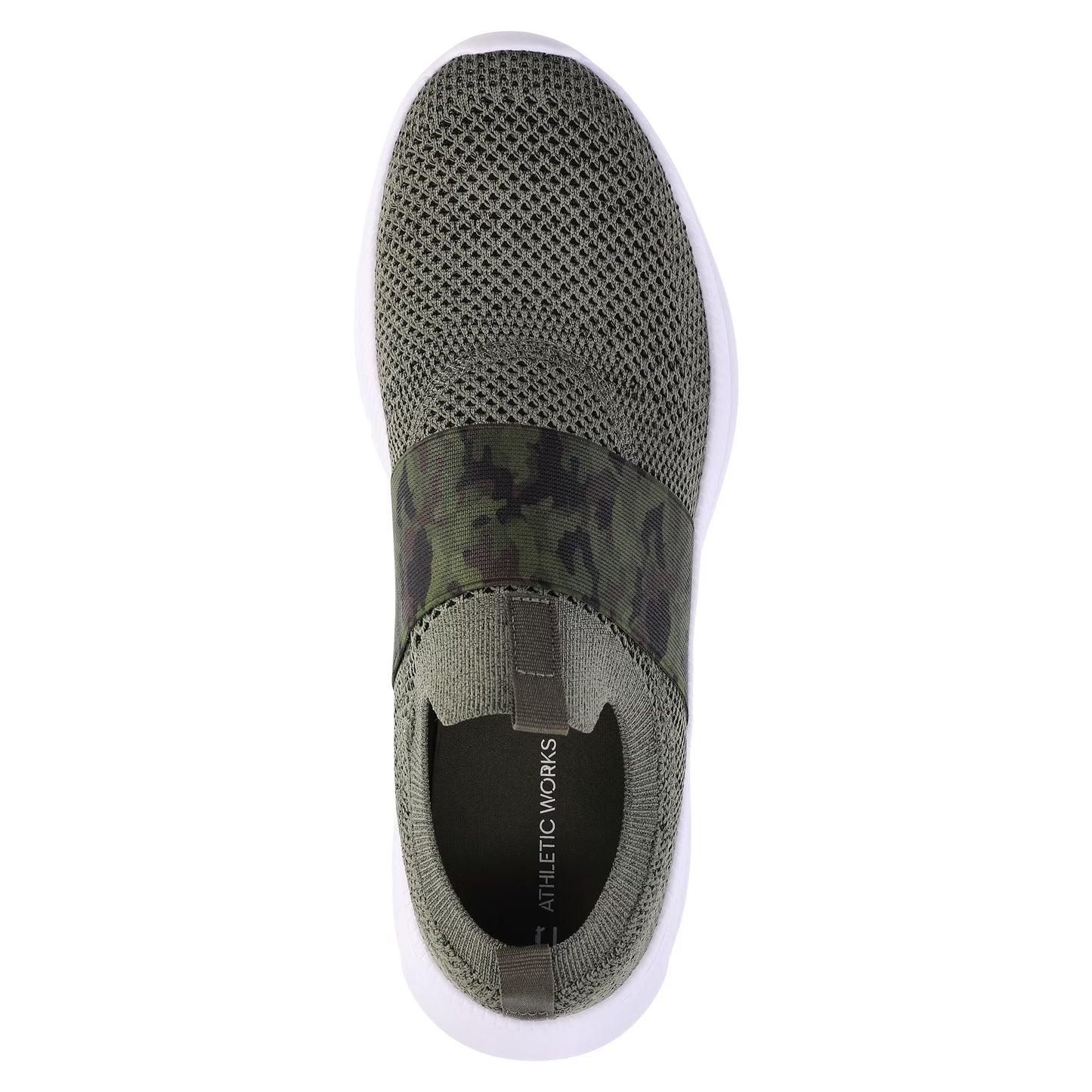 Athletic Works Men's Banded Jogger Slip-On Sneakers, Wide Width Available