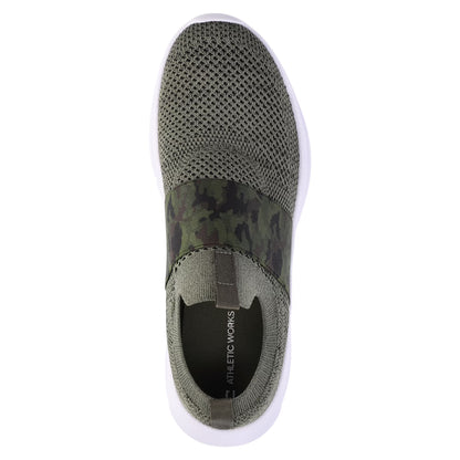 Athletic Works Men's Banded Jogger Slip-On Sneakers, Wide Width Available
