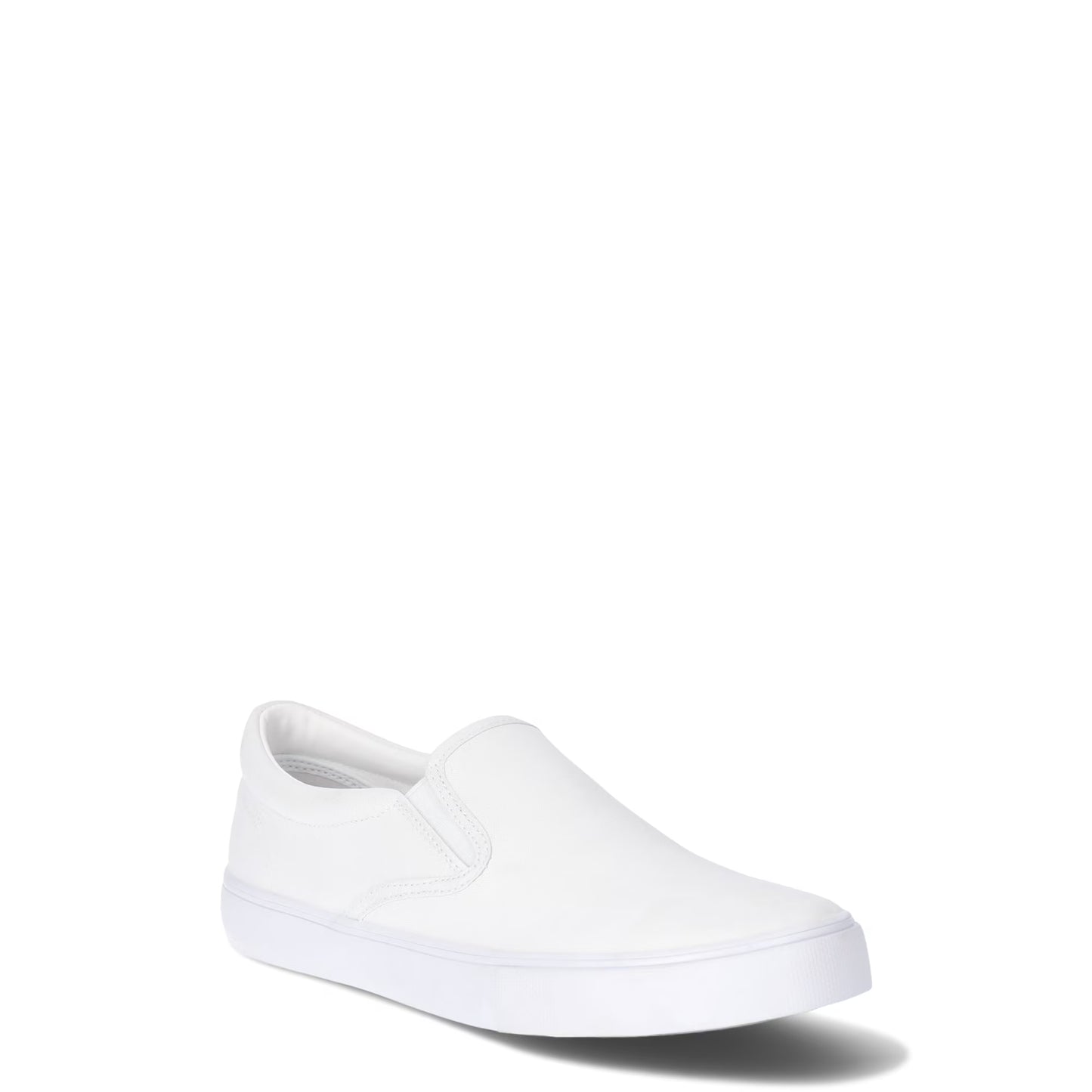No Boundaries Twin Gore Canvas Slip On Sneakers, Wide Width Available, Women's