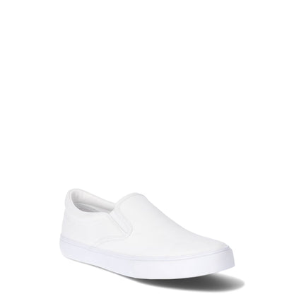 No Boundaries Twin Gore Canvas Slip On Sneakers, Wide Width Available, Women's