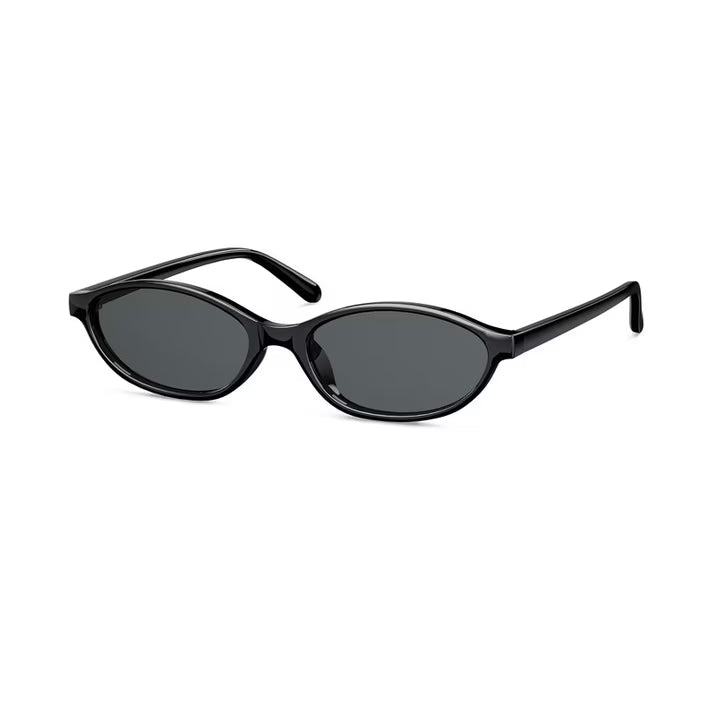 KALIYADI Retro Oval Womens Sunglasses Cat Eye Sunglasses for Women: Sunnies Lightweight Trendy Sun Glasses（2 Pack)